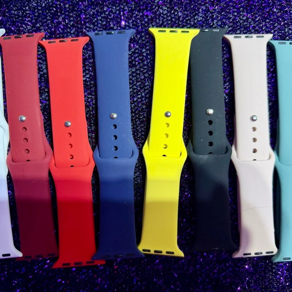 Vibrant Silicone Watch Bands Set